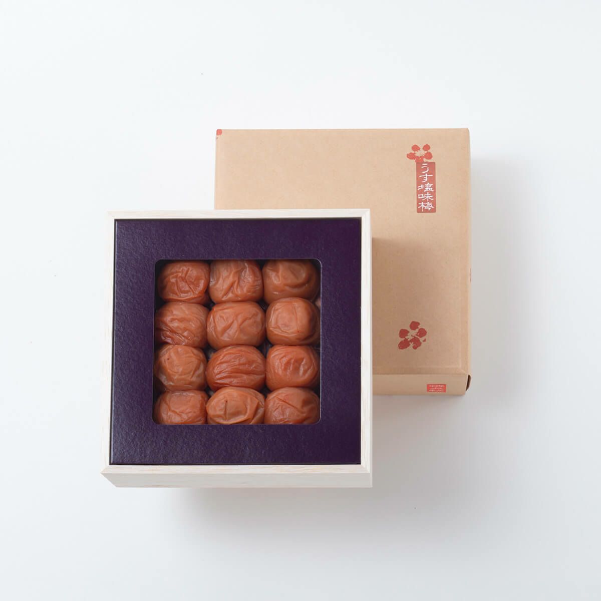 紀州南高梅 うす塩味梅干 特大粒 木箱 800g | 石神邑公式