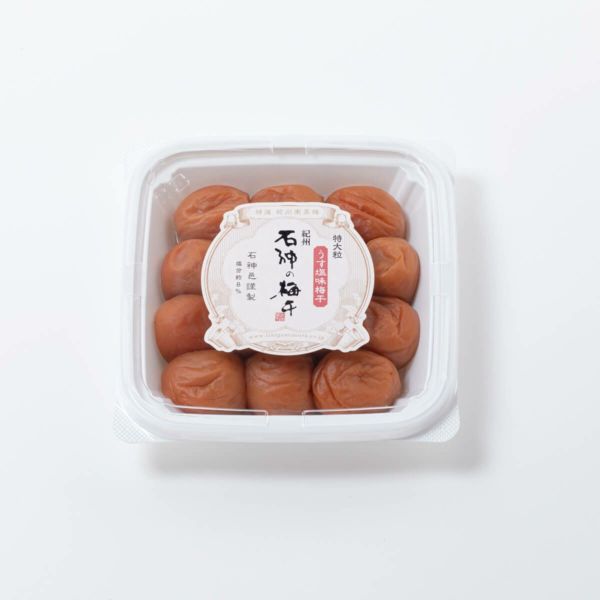 うす塩味梅干 特大粒 ペット容器 400g　石神邑オンラインショップ
