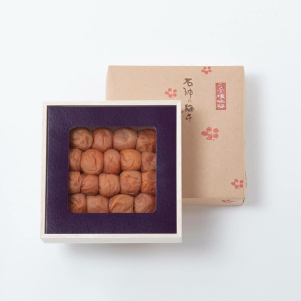 うす塩味梅干 木箱 400g　石神邑オンラインショップ