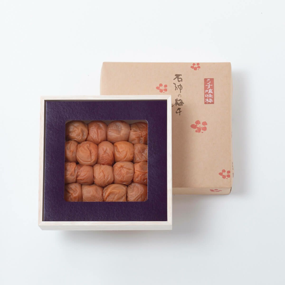 うす塩味梅干 木箱 400g　石神邑オンラインショップ
