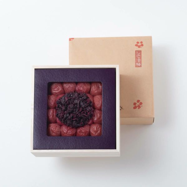 紀州南高梅 しそ漬梅干  木箱 800g　石神邑オンラインショップ