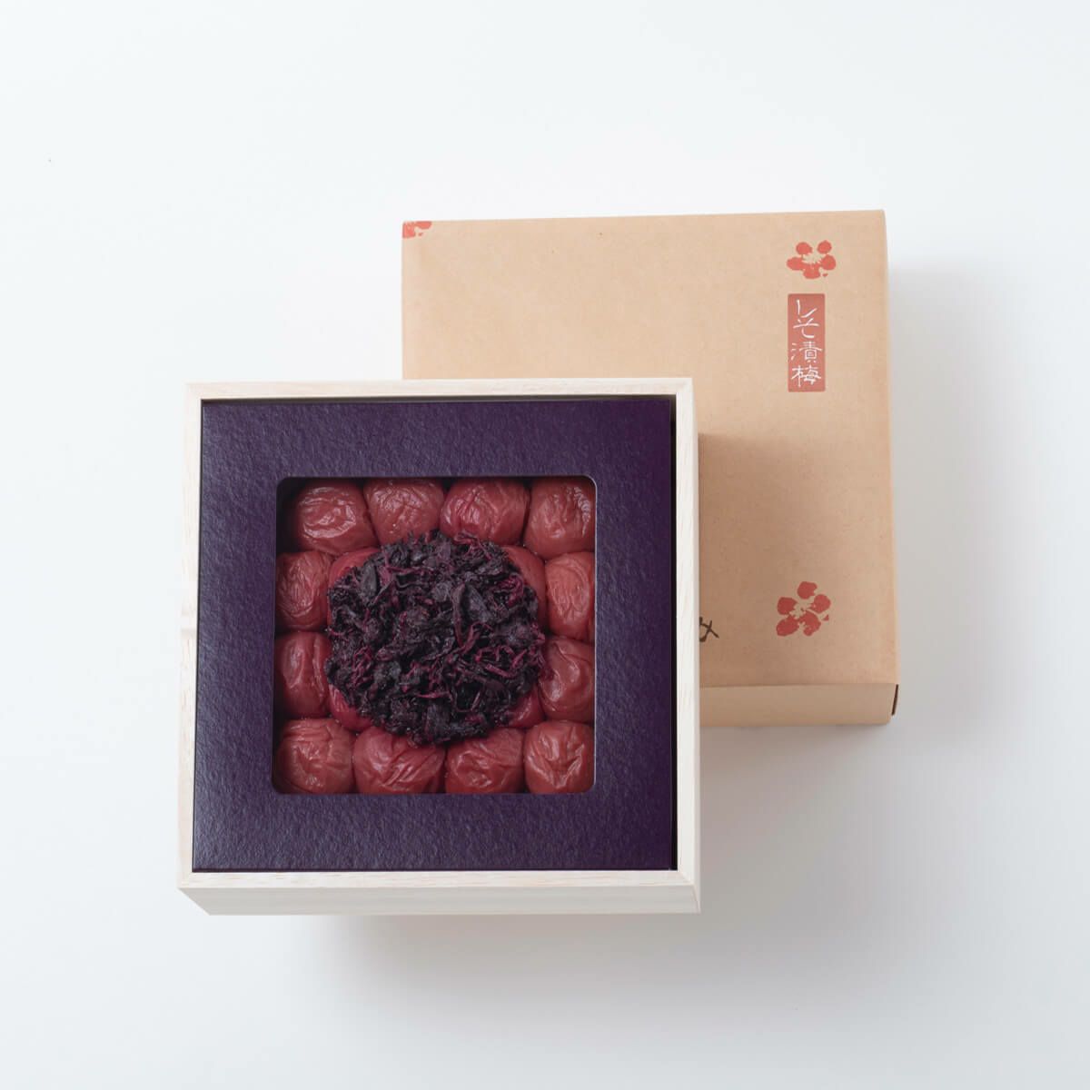 紀州南高梅 しそ漬梅干  木箱 800g　石神邑オンラインショップ