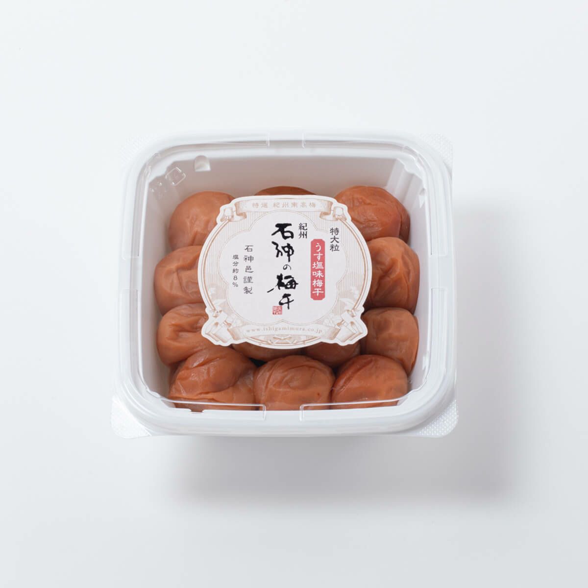 うす塩味梅干 特大粒 ペット容器 800g　石神邑オンラインショップ