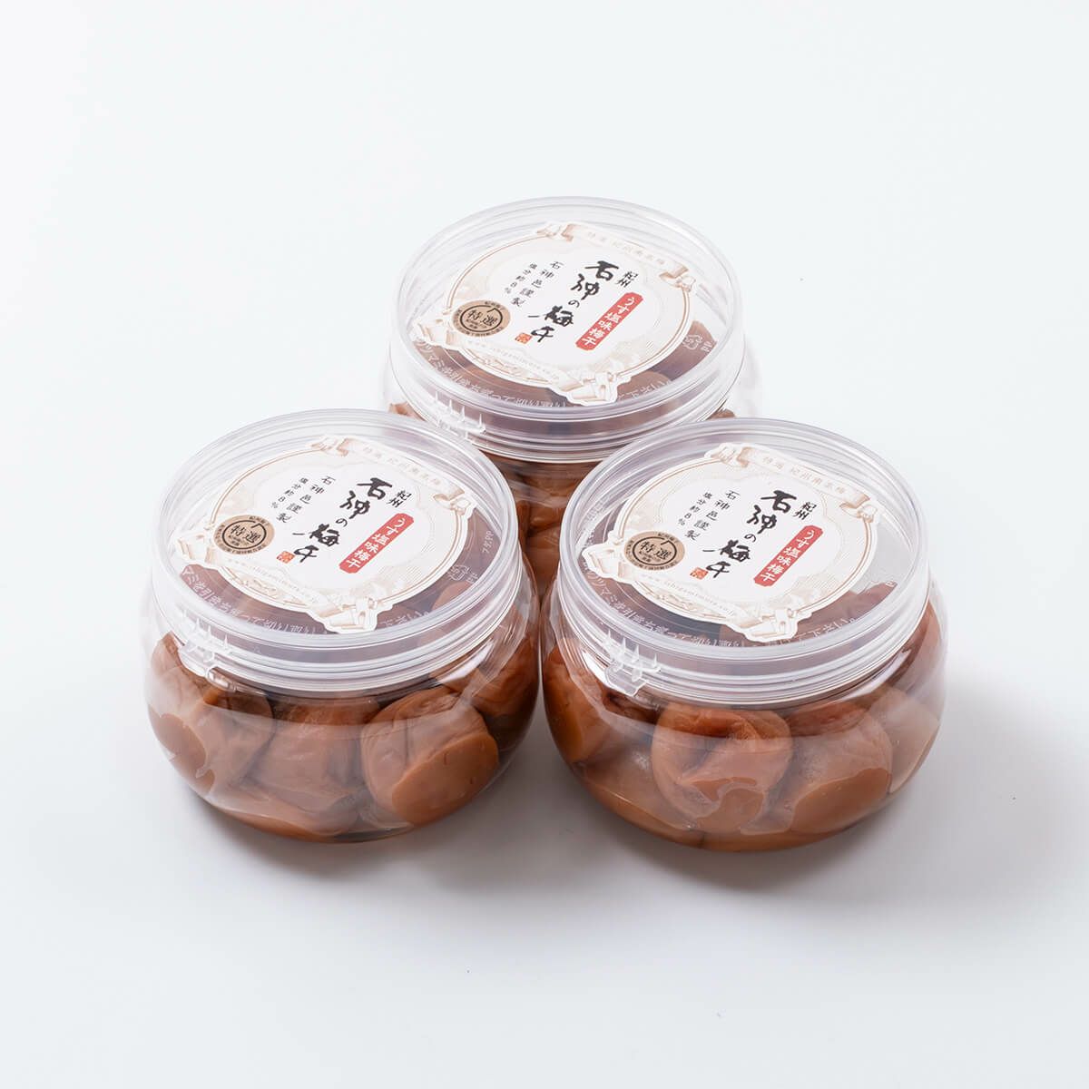紀州南高梅 うす塩味梅干 ペット容器 270g×3 石神邑オンラインショップ