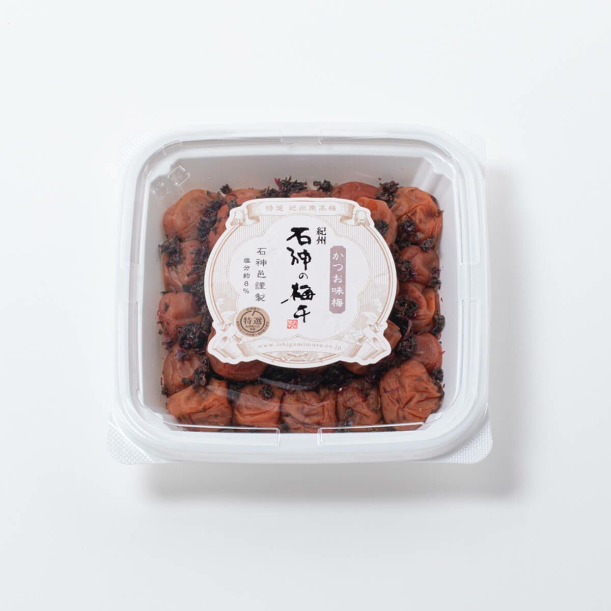 紀州南高梅 かつお味梅 木箱 400g　石神邑オンラインショップ