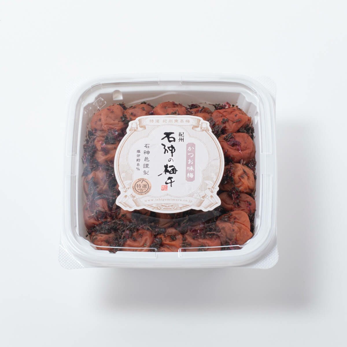 紀州南高梅 かつお味梅 ペット容器 800g　石神邑オンラインショップ