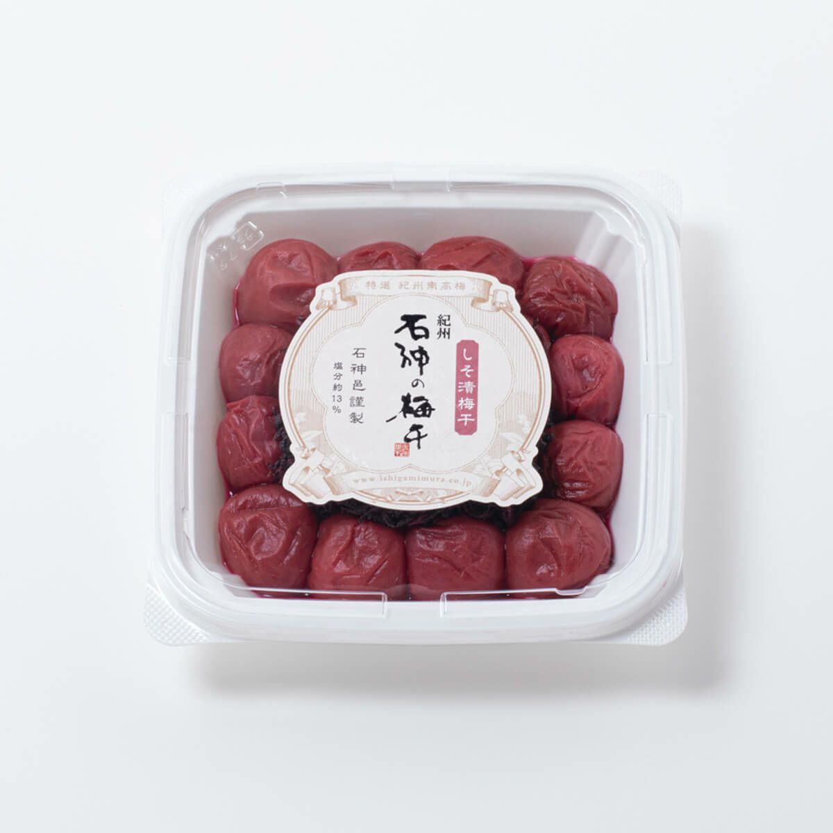 紀州南高梅 しそ漬梅干ペット容器 400g　石神邑オンラインショップ