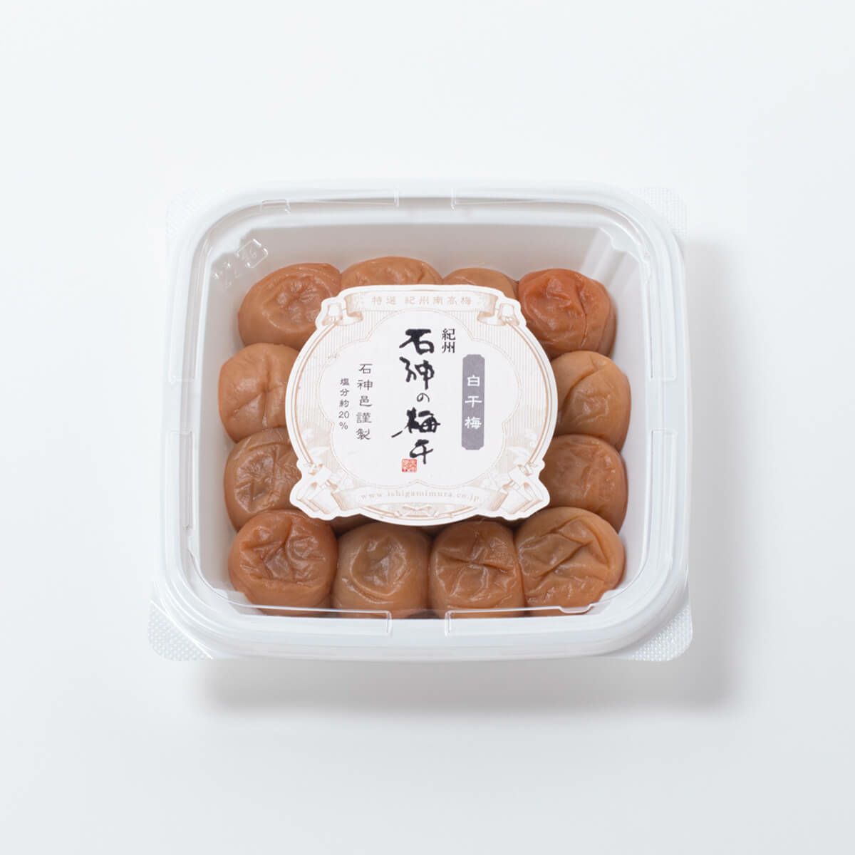 紀州南高梅　香壌栽培の白干梅 ペット容器 800g　石神邑オンラインショップ