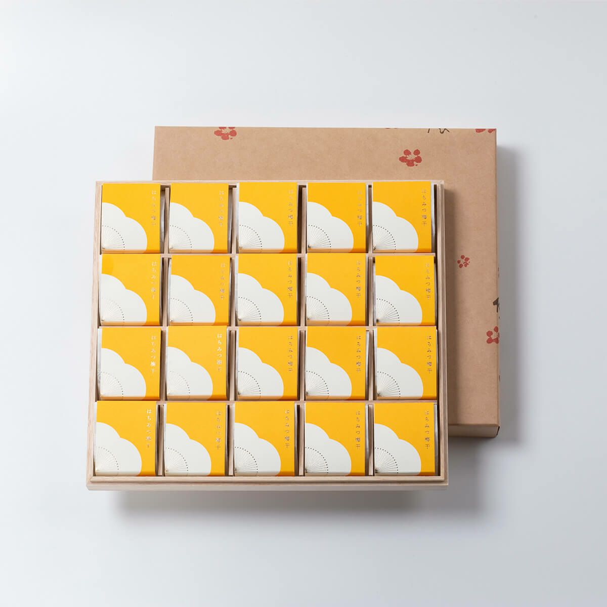 紀州南高梅 はちみつ梅干 個包装 20粒入 花ふきん包み 石神邑オンラインショップ