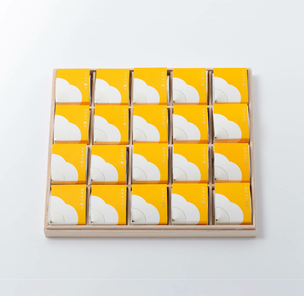 紀州南高梅 はちみつ梅干 個包装 20粒入 花ふきん包み 石神邑オンラインショップ