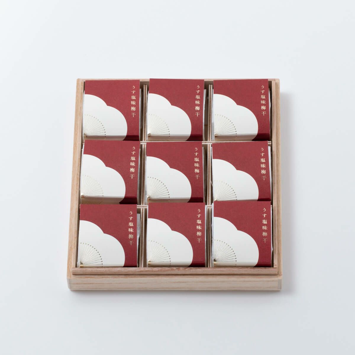 紀州南高梅 うす塩味梅干 個包装 9粒入 花ふきん包み 石神邑オンラインショップ