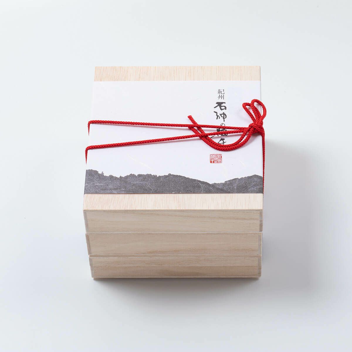 紀州南高梅 かさね三段風呂敷包み 梅干個包装3種　石神邑オンラインショップ