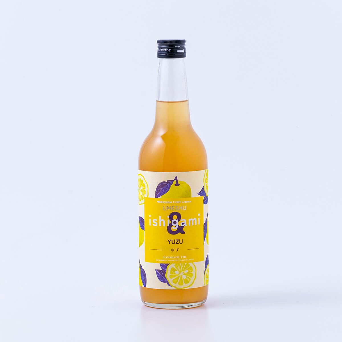 梅酒 ishigami＆（イシガミアンド）ゆず 600ml　石神邑オンラインショップ