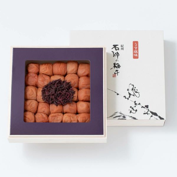 紀州南高梅 白干梅 木箱 400g | 石神邑公式オンラインショップ